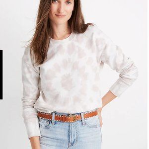 MADEWELL Tie-Dye Crop Sweatshirt Women's Size XXS